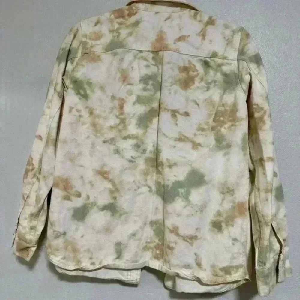 Wonder Nation Kids Tie Dye Long Sleeve Button Up‎ Shirt Jacket XL 14-16